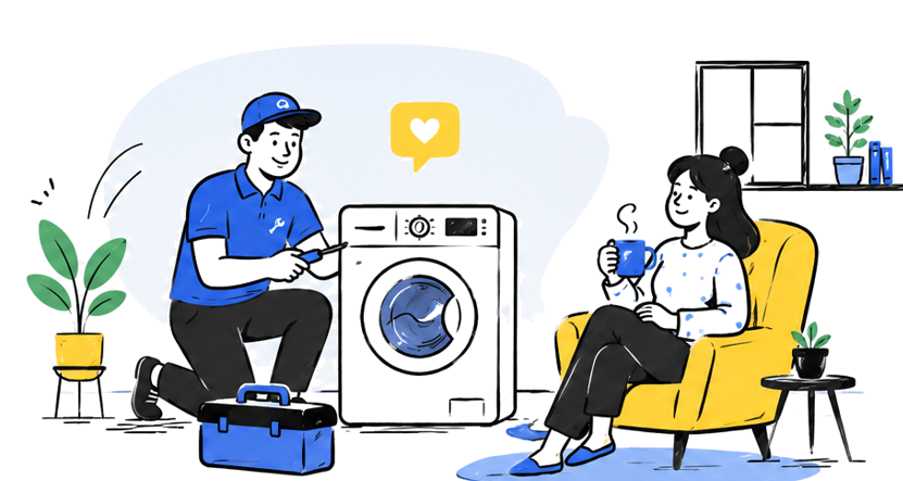 Fixigo appliance care illustration